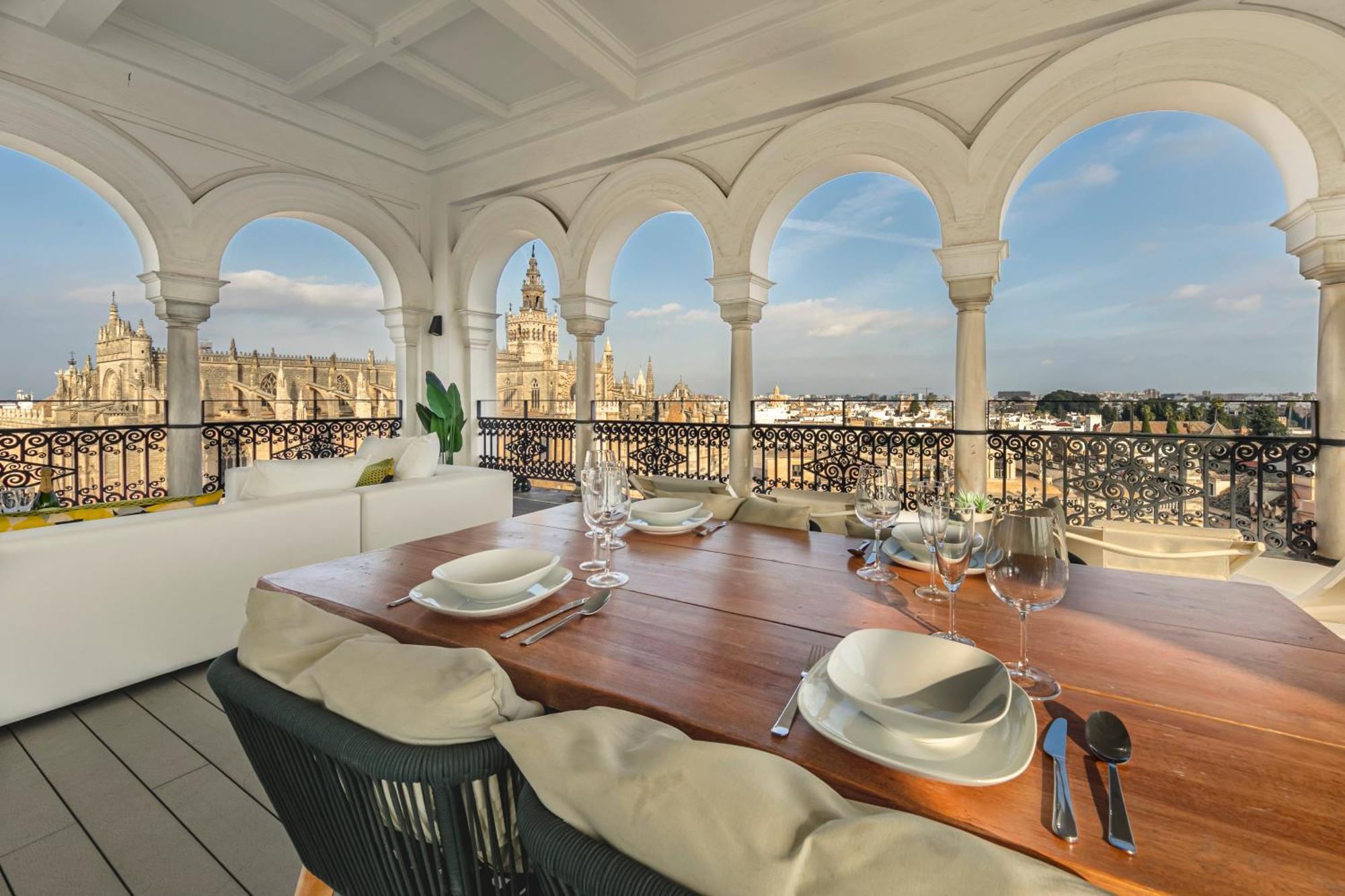 Isg Apartments The Most Exclusive Apartment In Sevillaparking Eksteriør billede